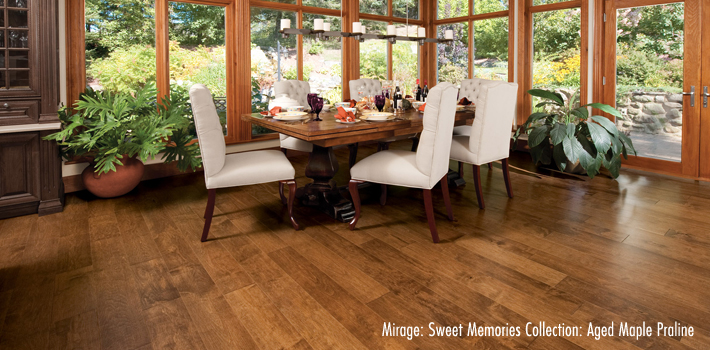 Hardwood Flooring: Aged Maple Praline Hardwood by Mirage