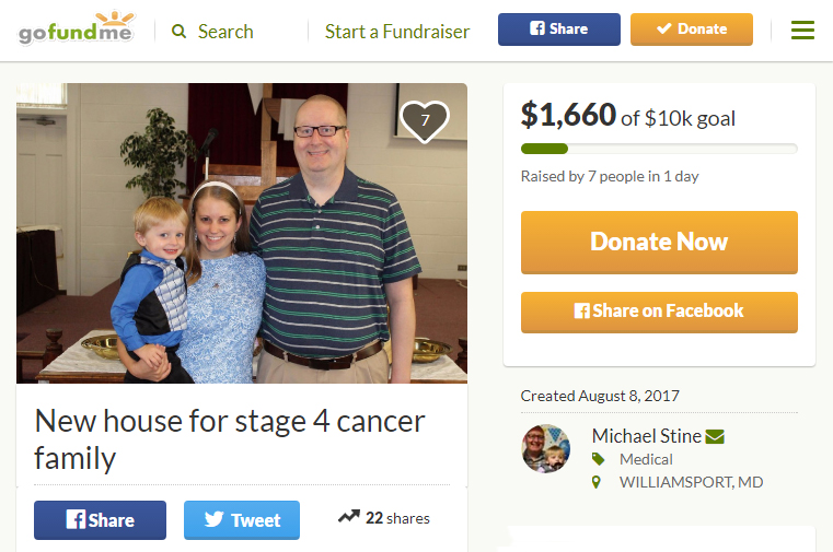 Donate to the Stine Family on GoFundMe.com