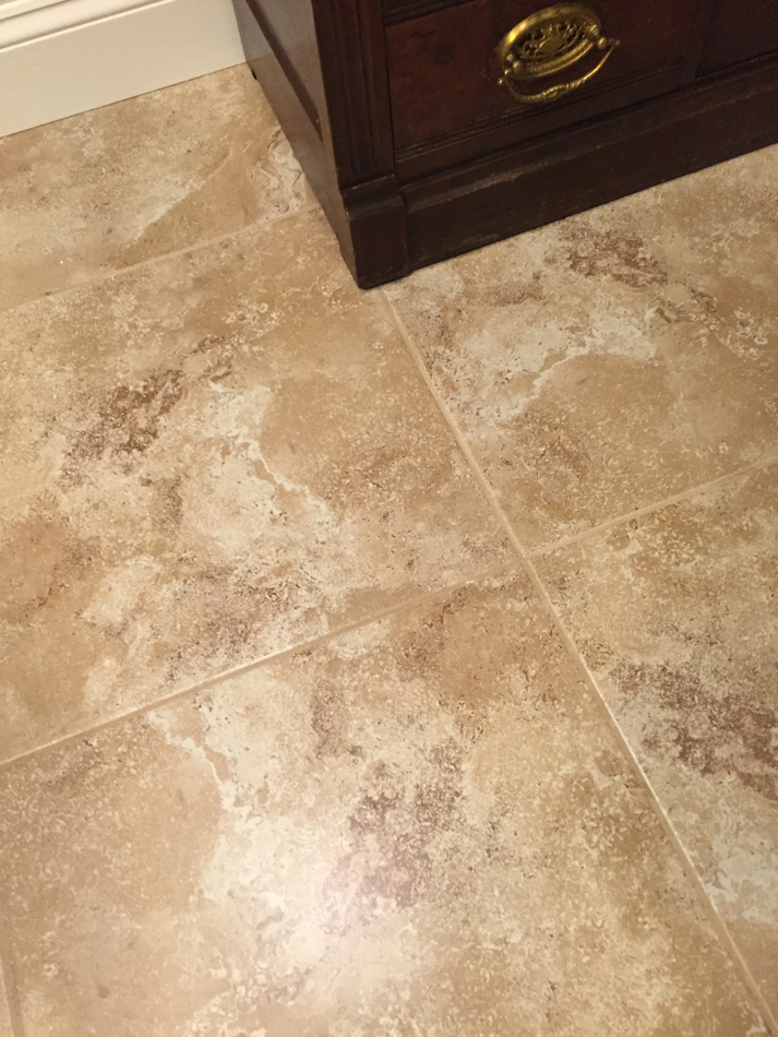 Laundry Room Floor: 18×18 tile