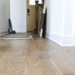 4" Wire Brushed Solid Oak Hardwood Floor