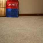 Shaw textured cut pile carpet installed in sitting room