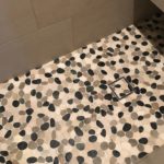 Mares Bathroom Remodel: Shower - Pebble Floor Tile