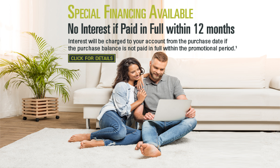 12 Months No Interest Financing