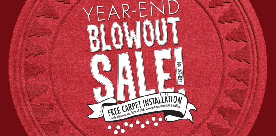 Year-End Carpet Blowout Sale